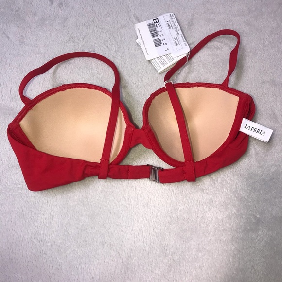 LA PERLA Red Bikini Top (Brand New) - Picture 2 of 5
